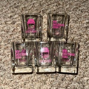 5 Barstool Sports Vodka Shot Glasses